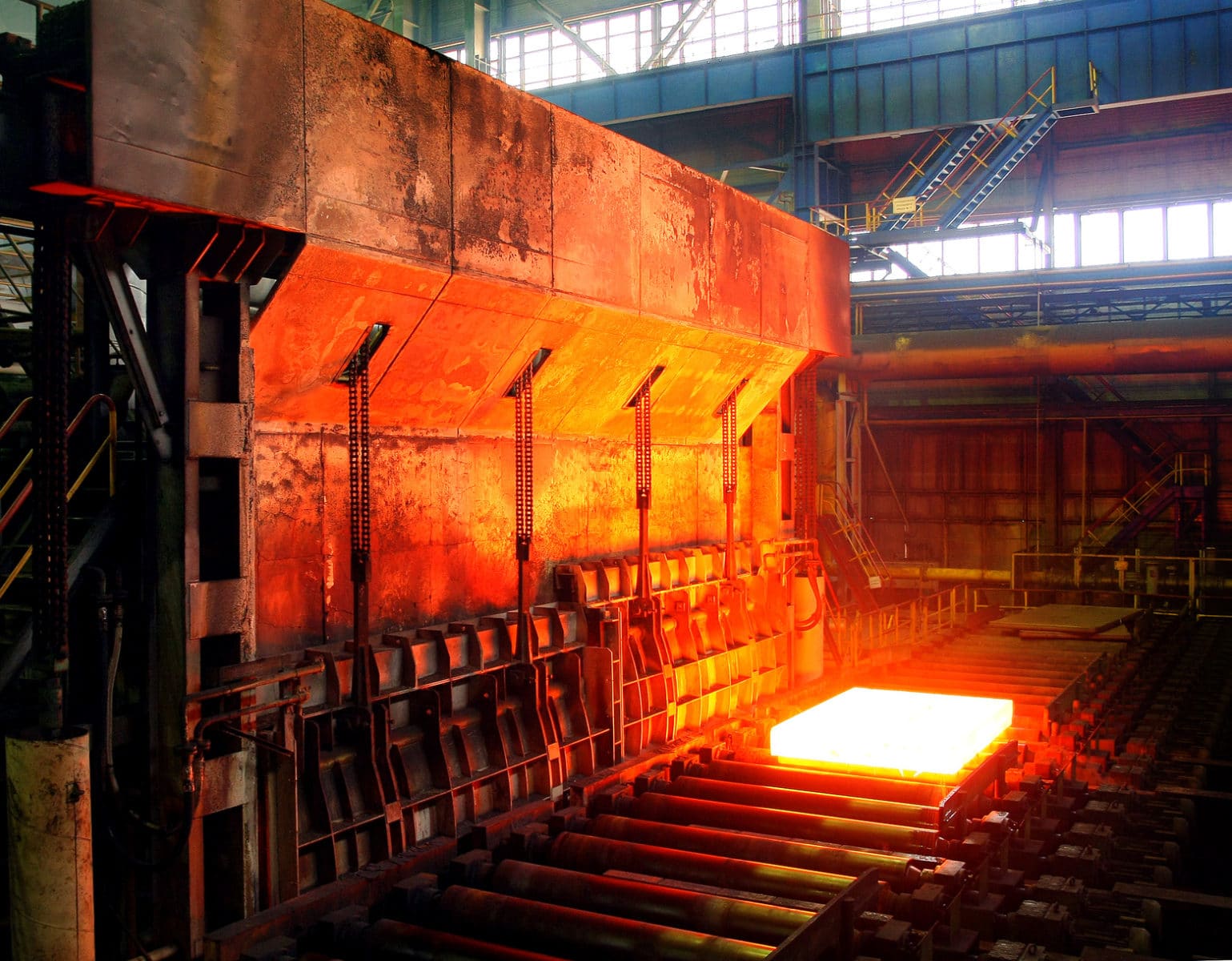 Steel-rolling mill of MMK for steel slab conditioning Michigan
